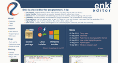 Desktop Screenshot of enki-editor.org