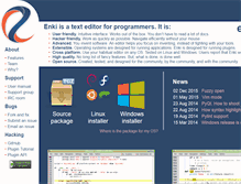 Tablet Screenshot of enki-editor.org